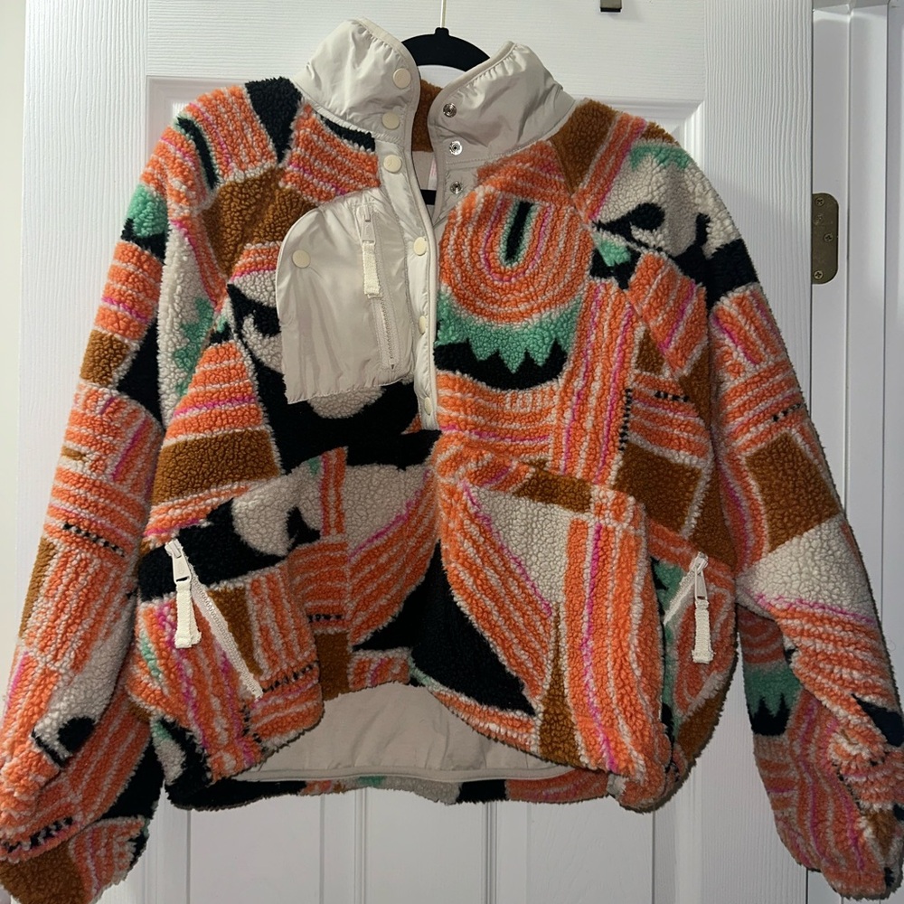 FP Movement Rocky Ridge Fleece Pullover -Orange Wave